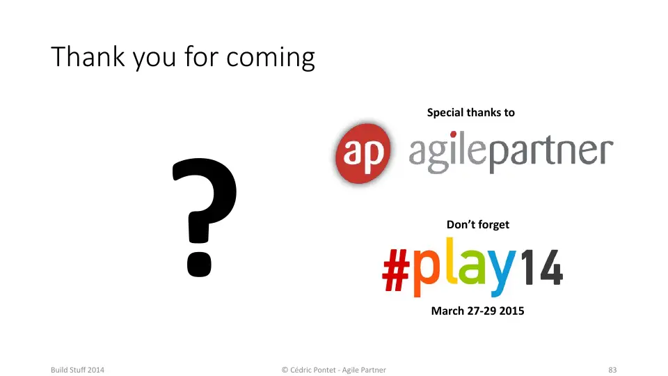 Slide 83 sur 83